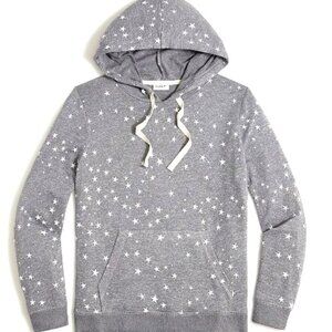 J. Crew Gray Star Cozy Yarn Hoodie XL